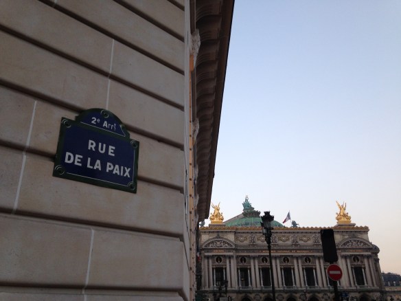 La Rue de la Paix y al fondo la Ópera Garnier. Foto: María A. Mejía