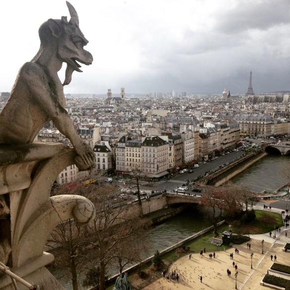 Majestuosa vista de París desde lo alto de la Catedral de Notre Dame. Foto: María A. Mejía 